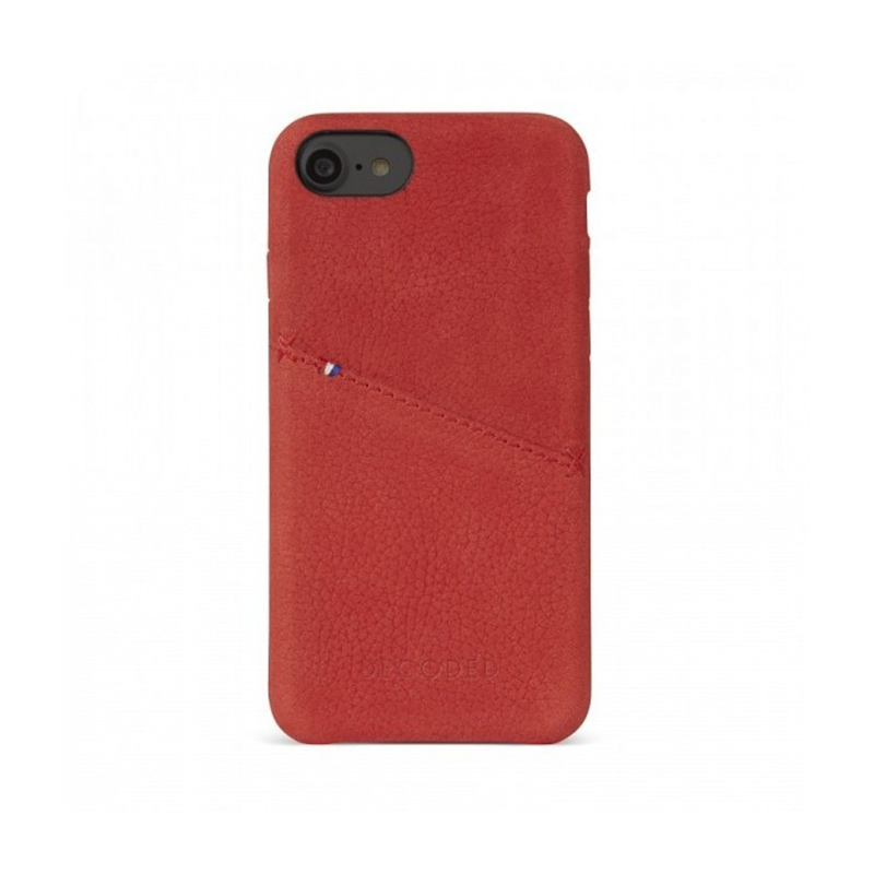 

Кожаный чехол Decoded Back Cover для iPhone SE 2020/8/7/6s/6 Red