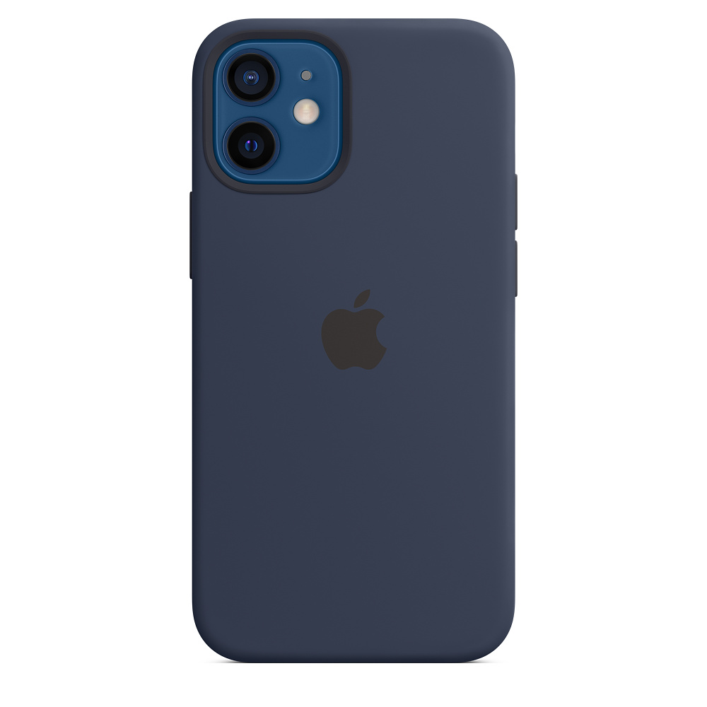 

Чехол iSpack Silicone Case для iPhone 12 mini Deep Navy with MagSafe OEM