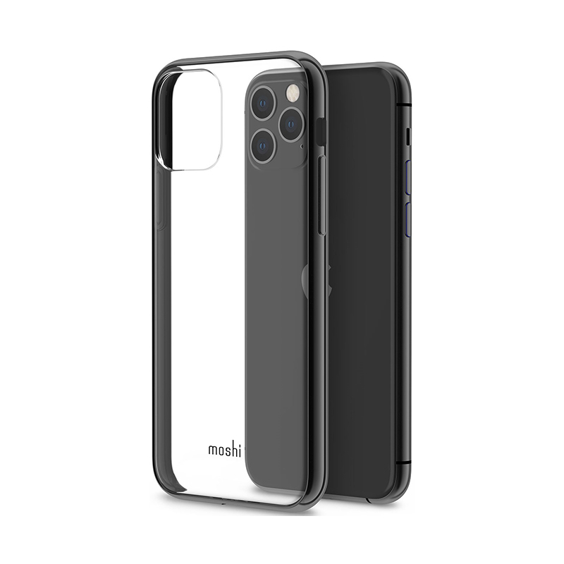 

Чехол Moshi Vitros Slim Clear Case Raven Black для iPhone 11 Pro