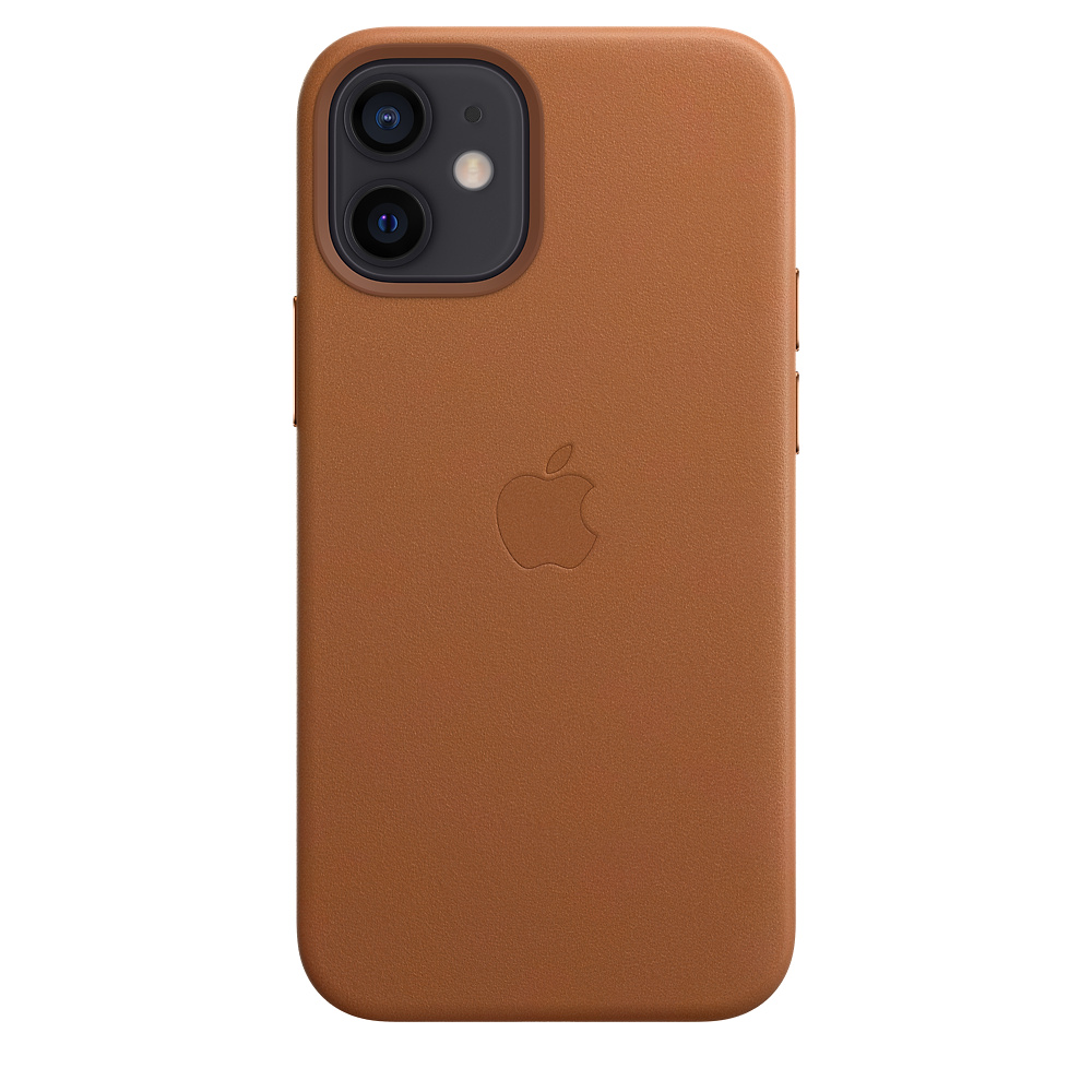 

Чехол iSpack Leather Case для iPhone 12 mini Saddle Brown OEM