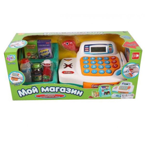 

Игровой кассовый аппарат Play Smart 7254 с корзиной продуктов