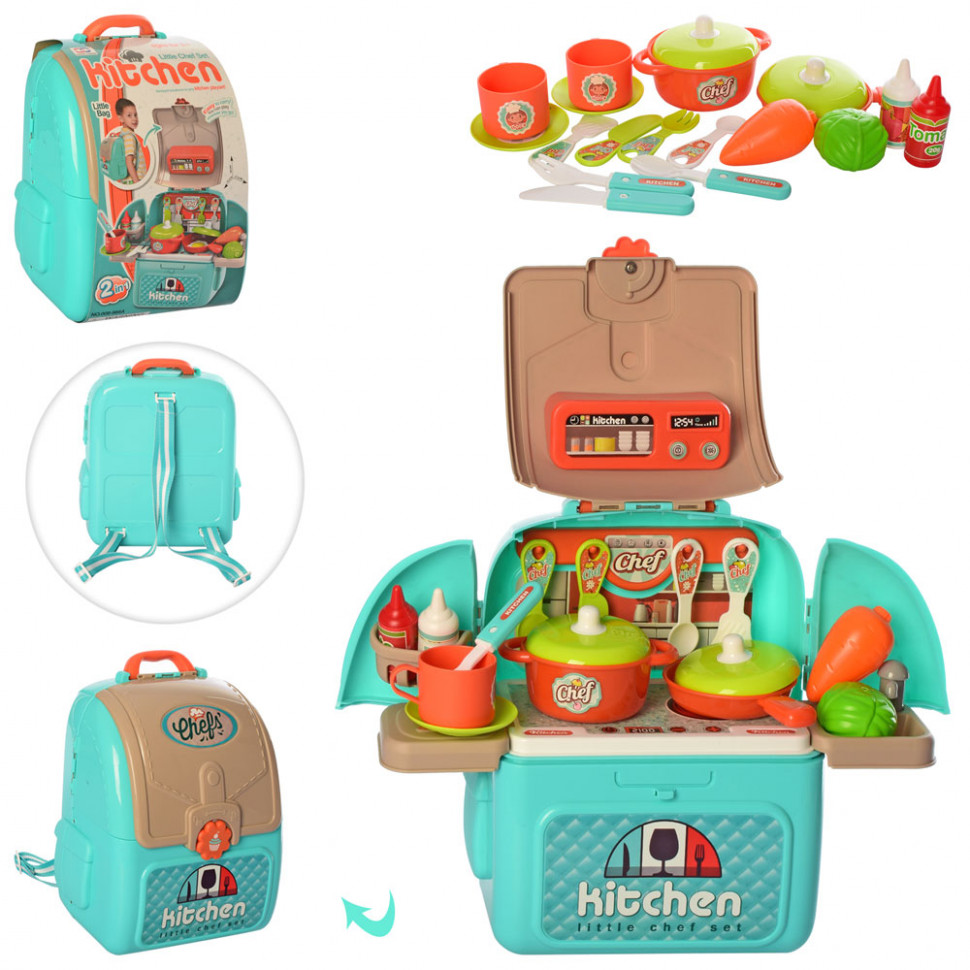 

Детский игровой набор кухня Metr+ 008-966A с продуктами