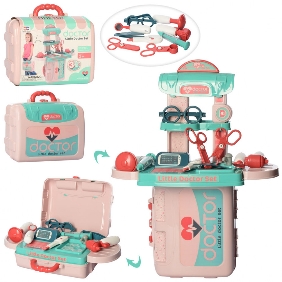 

Игрушечный набор доктора Limo Toy 008-975A в чемодане