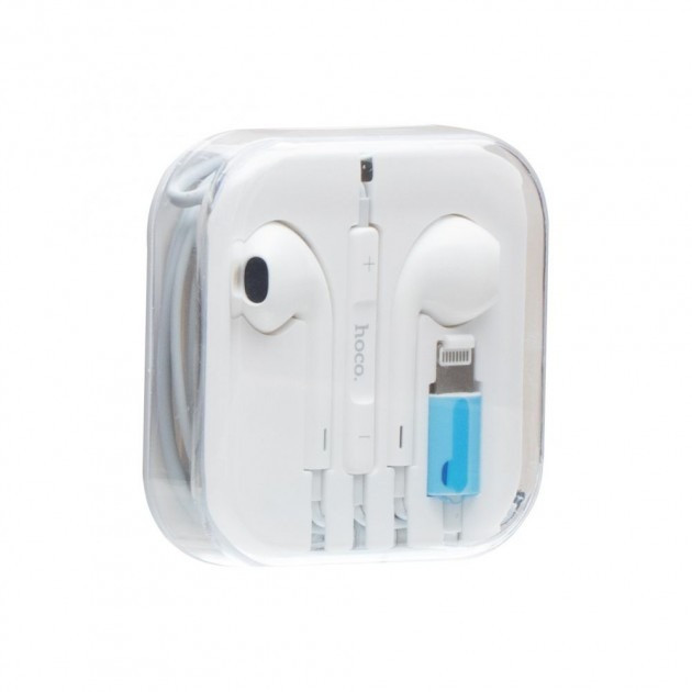 

Навушники Hoco L7 Original Plus series lightning converse earphone White