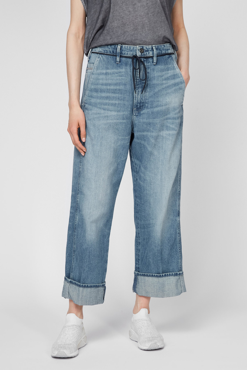 

Женские голубые джинсы Lintell High Dad G-Star RAW 26-30 D17196,C779