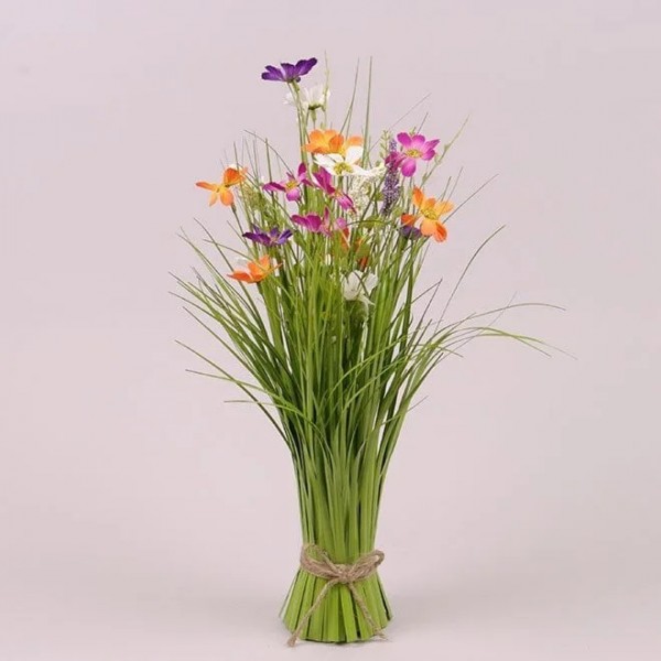 

Композиция декоративная Flora Трава с цветами 50 см. 72900