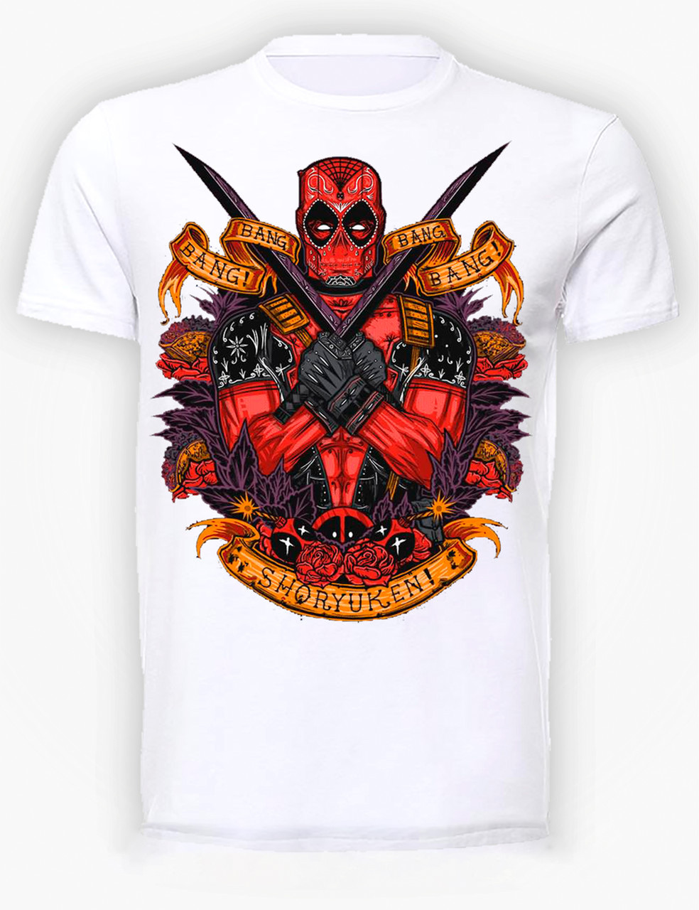 

Футболка GeekLand Дэдпул Deadpool with roses DP.01.025 (FU21DP.01.025/man-4XL)