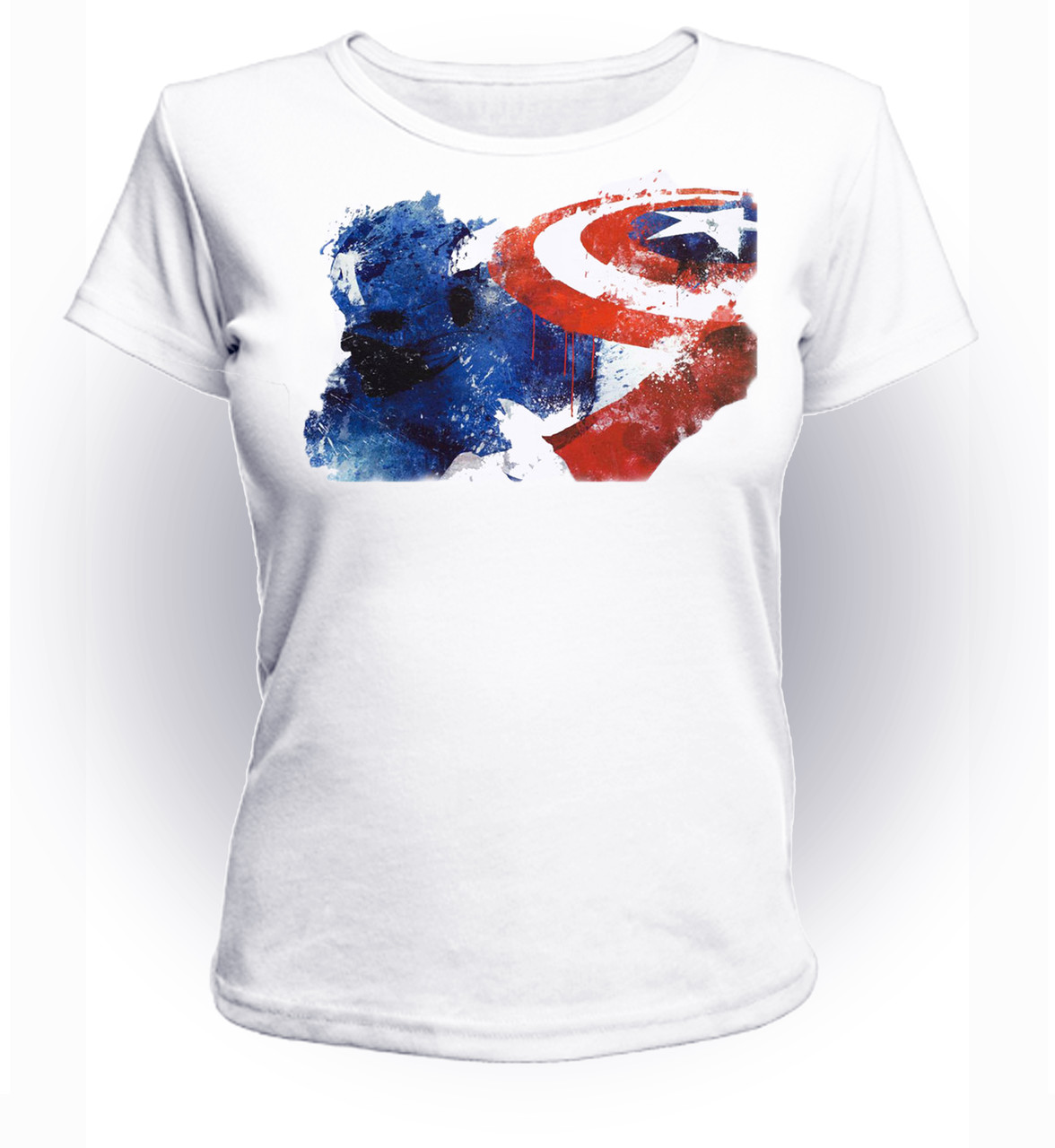 

Футболка GeekLand Капитан Америка Captain America Hero CA.01.014 (FU21CA.01.014/girl-98)