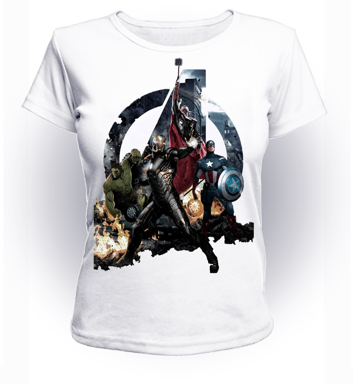 

Футболка GeekLand Мстители Avengers artwork A.01.021 (FU21 A.01.021/girl-116)