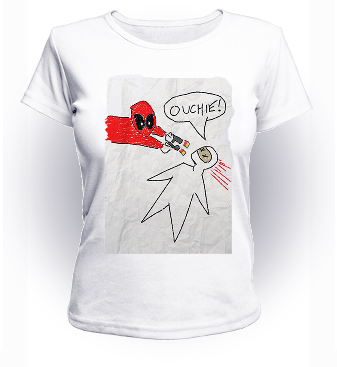 

Футболка GeekLand Дэдпул Deadpool рисунок DP.01.005 (FU21DP.01.005/girl-128)