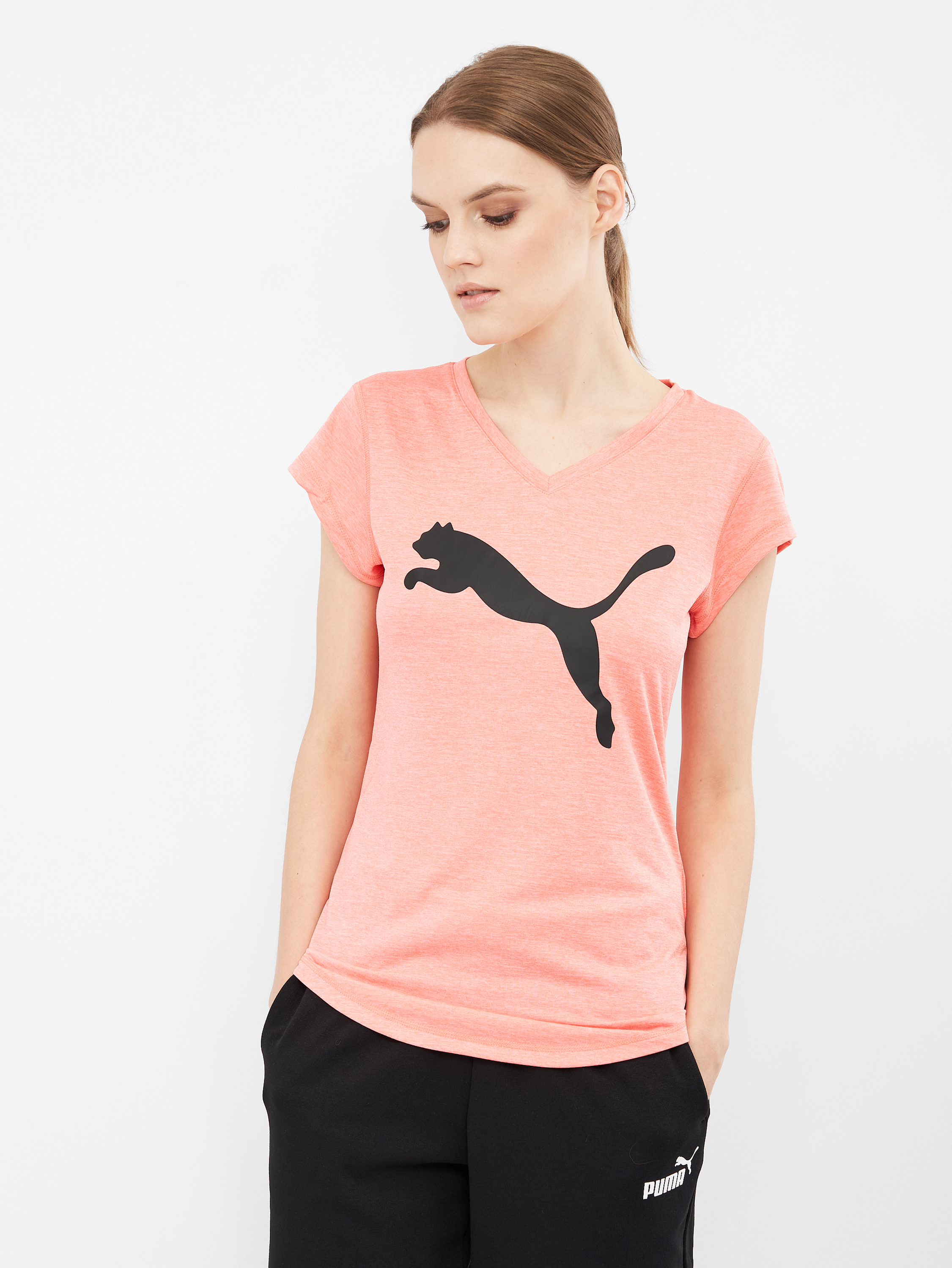 

Футболка Puma Train Fav Heather Cat Tee 51952624  Georgia Peach Heather, Футболка Puma Train Fav Heather Cat Tee 51952624 M Georgia Peach Heather