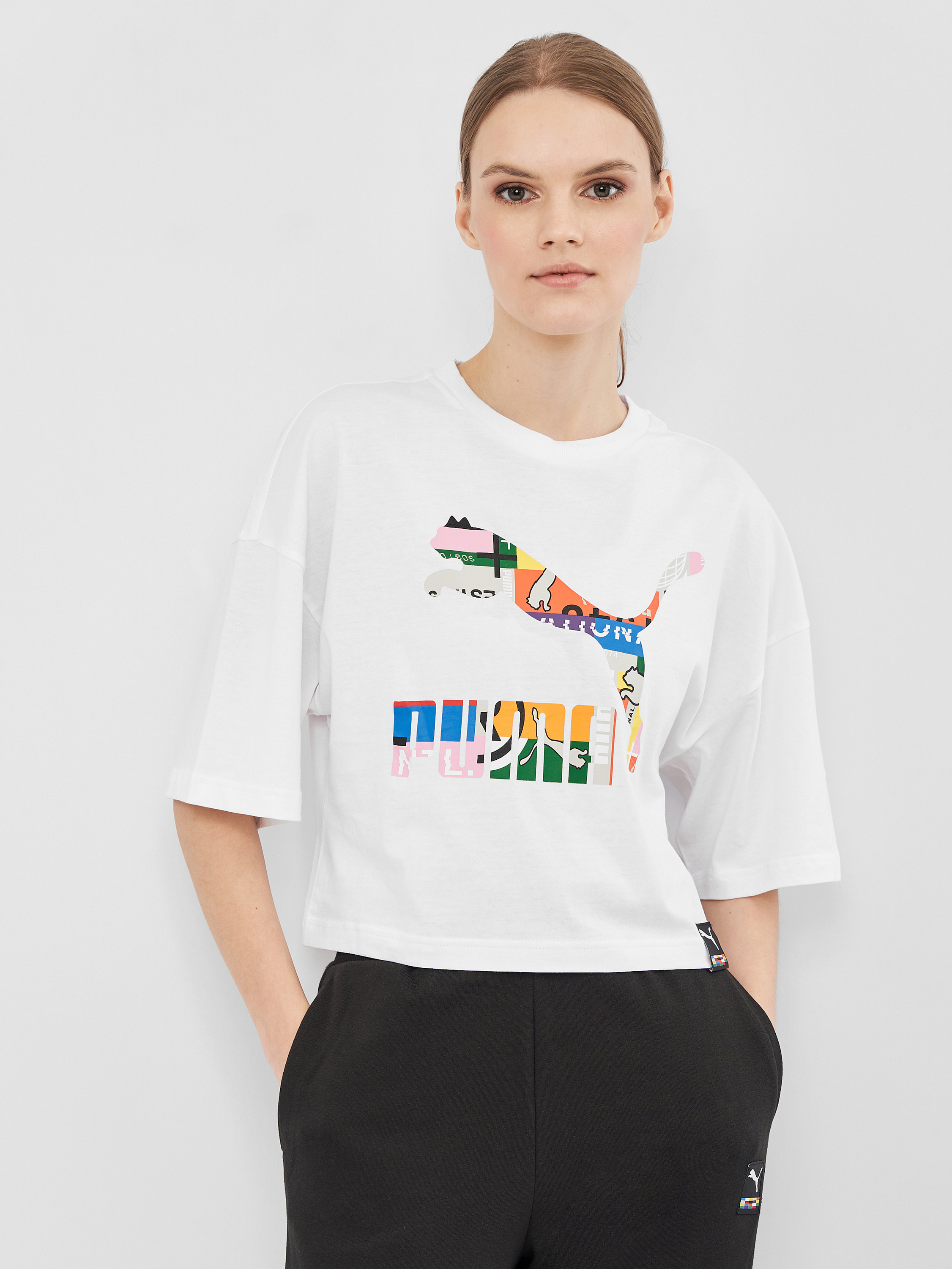

Футболка Puma PI Graphic Tee 59970262 L White-multi