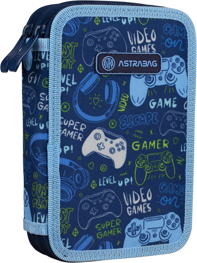 

Двойной пенал без наполнения Astrabag с 2 клапанами AC2 Game Go (503021025)