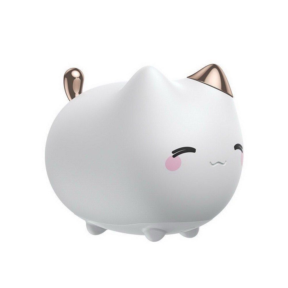 

Ночник Baseus Cute Series Kitty Silicone Night Light White (DGAM-A02)