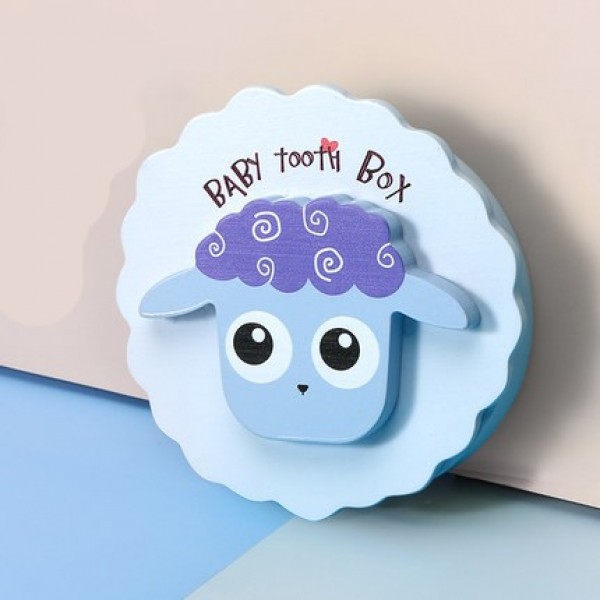 

Сувенирная коробка для сохранения молочных зубов Argo Baby Tooth Box Барашек голубой Т50272