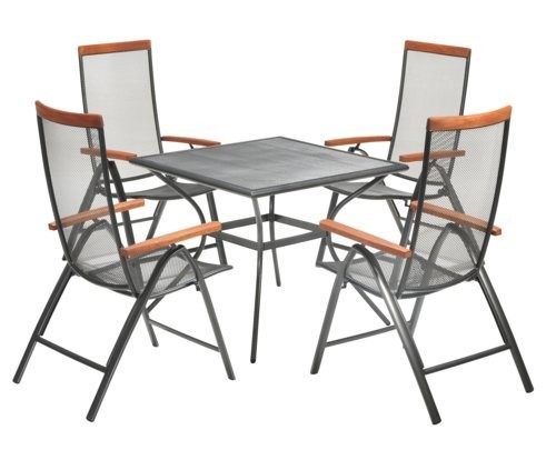 

Комплект садовой мебели из метала 1076 Серый