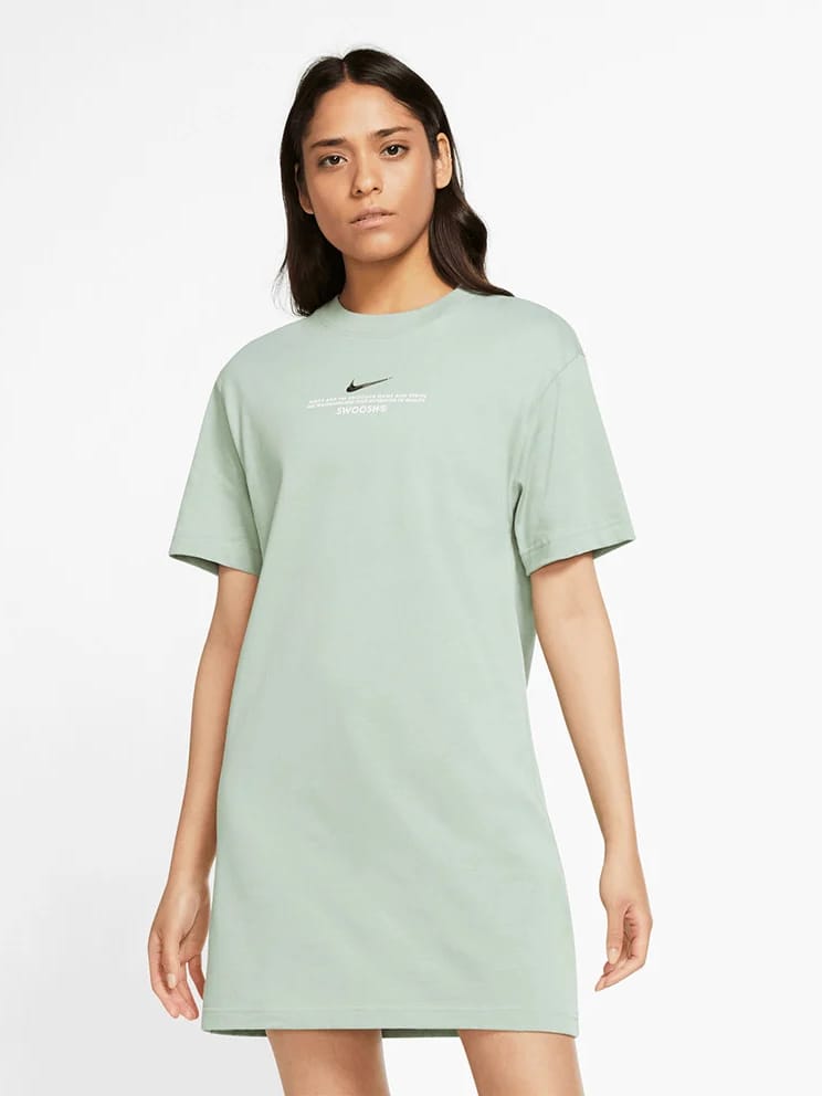 

Платье Nike W Nsw Swsh Drss Ss CZ9406-006 S Зеленое