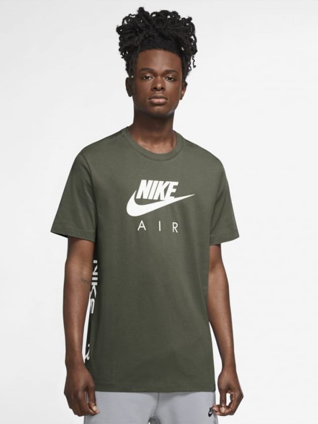 

Футболка Nike M Nsw Tee Air Hbr 2 DA0933-325 S Темно-зеленая