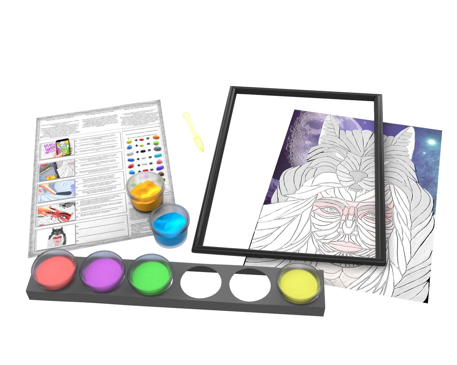 

Набор творчества Окто Волчица картина из мягкой глины 225149185