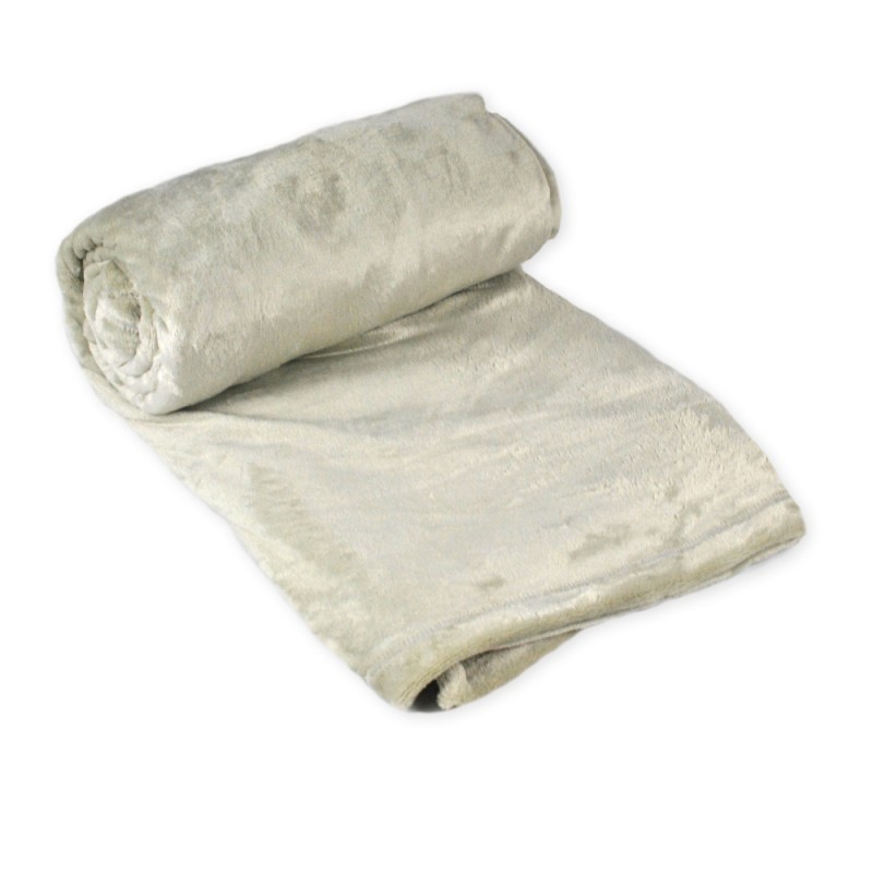 

Плед флисовый 200х210 см Cream