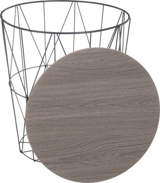 

Стол-корзина (35х35х39) металл Черный Сканди