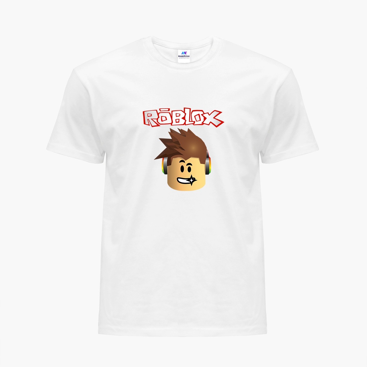 

Детская футболка Роблокс (Roblox) (9224-1713) 158-164 см Хлопок Белый