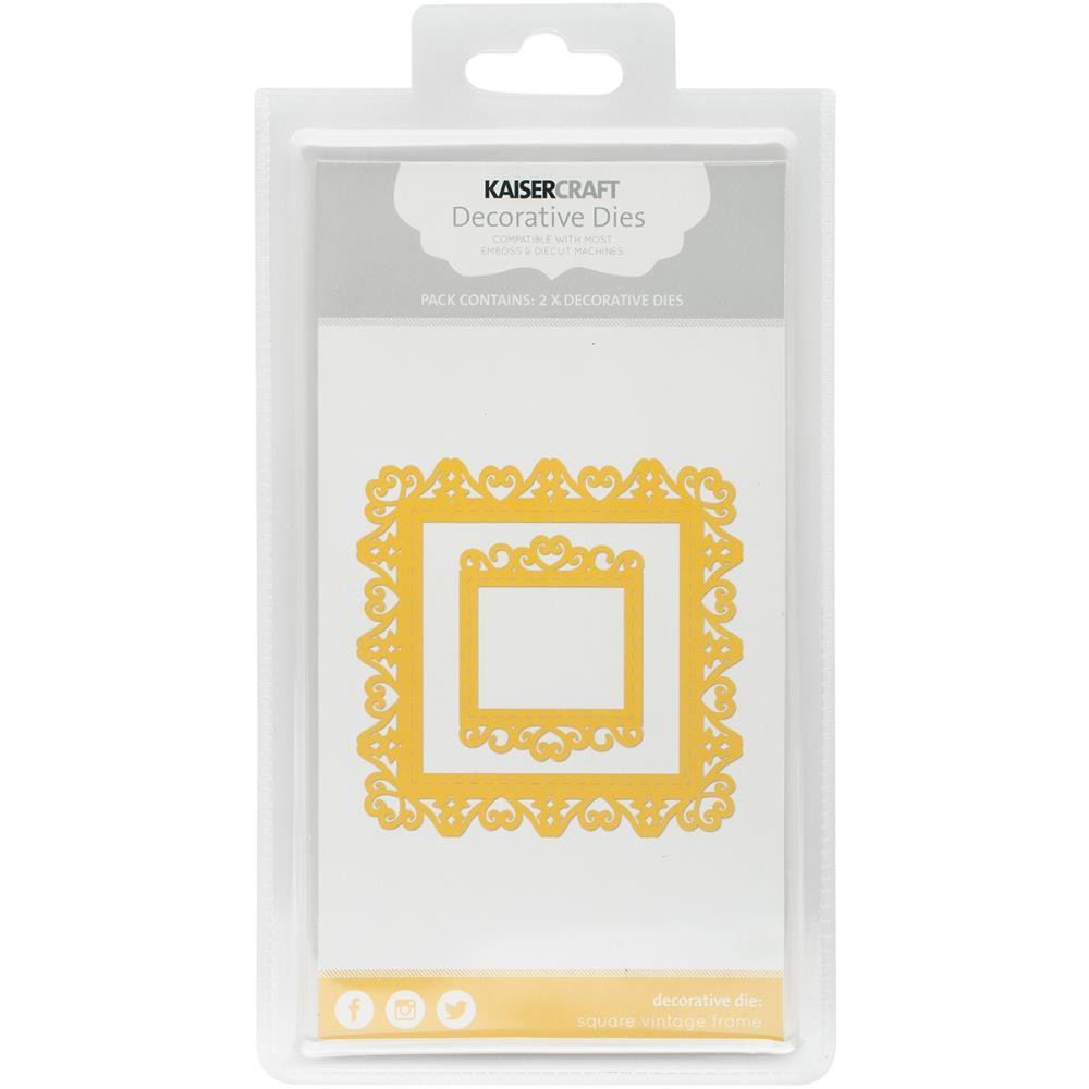 

Набор ножей для вырубки Kaisercraft Dies Square Vintage Frames