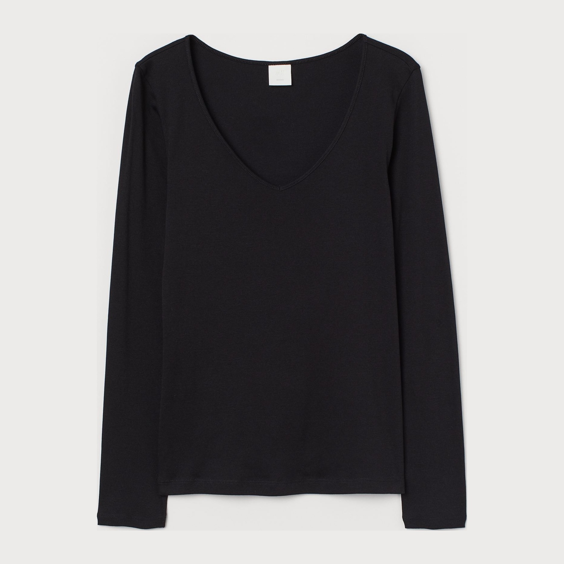 

Лонгслив H&M 104-9284612  Черный, Лонгслив H&M 104-9284612 S Черный