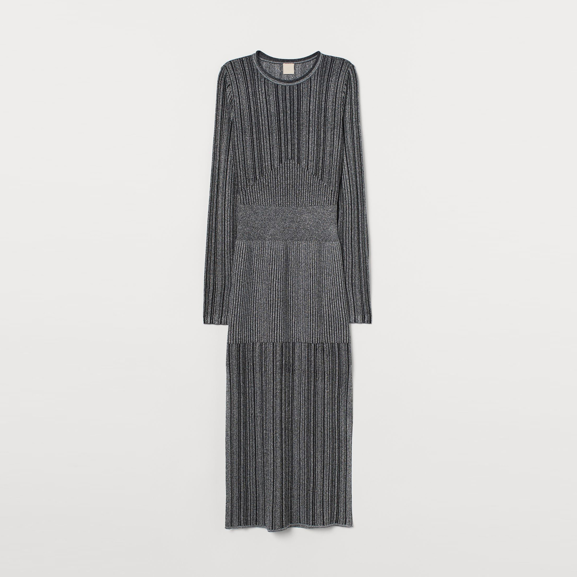 

Платье H&M 1305-8538031 S Серебристое