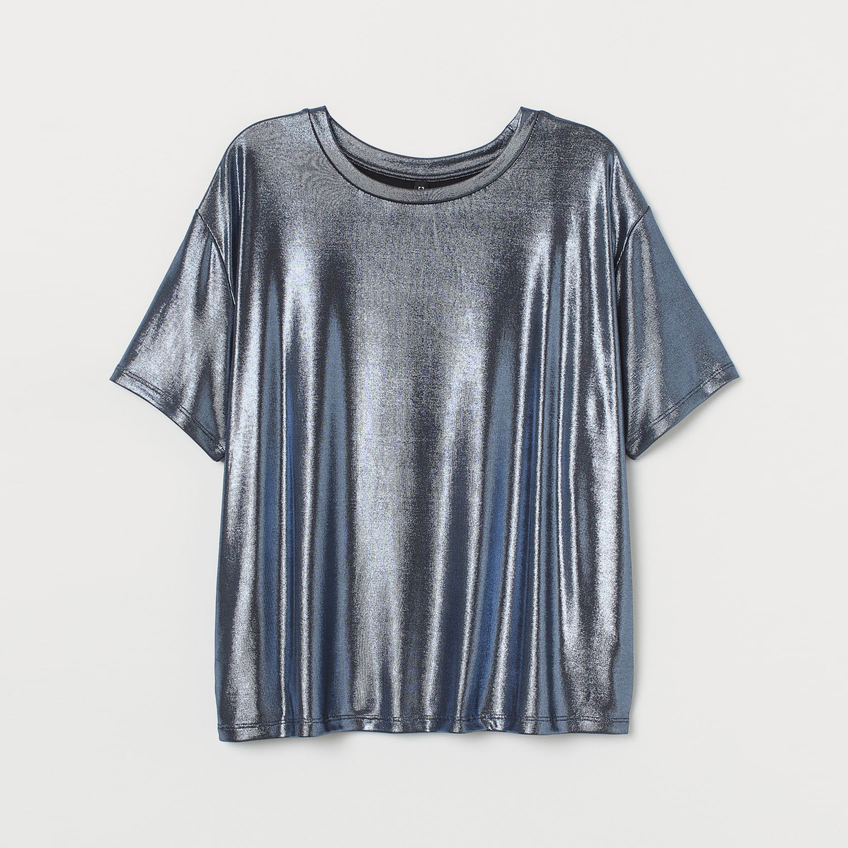 

Футболка H&M 1605-793378 M Голубой с блеском