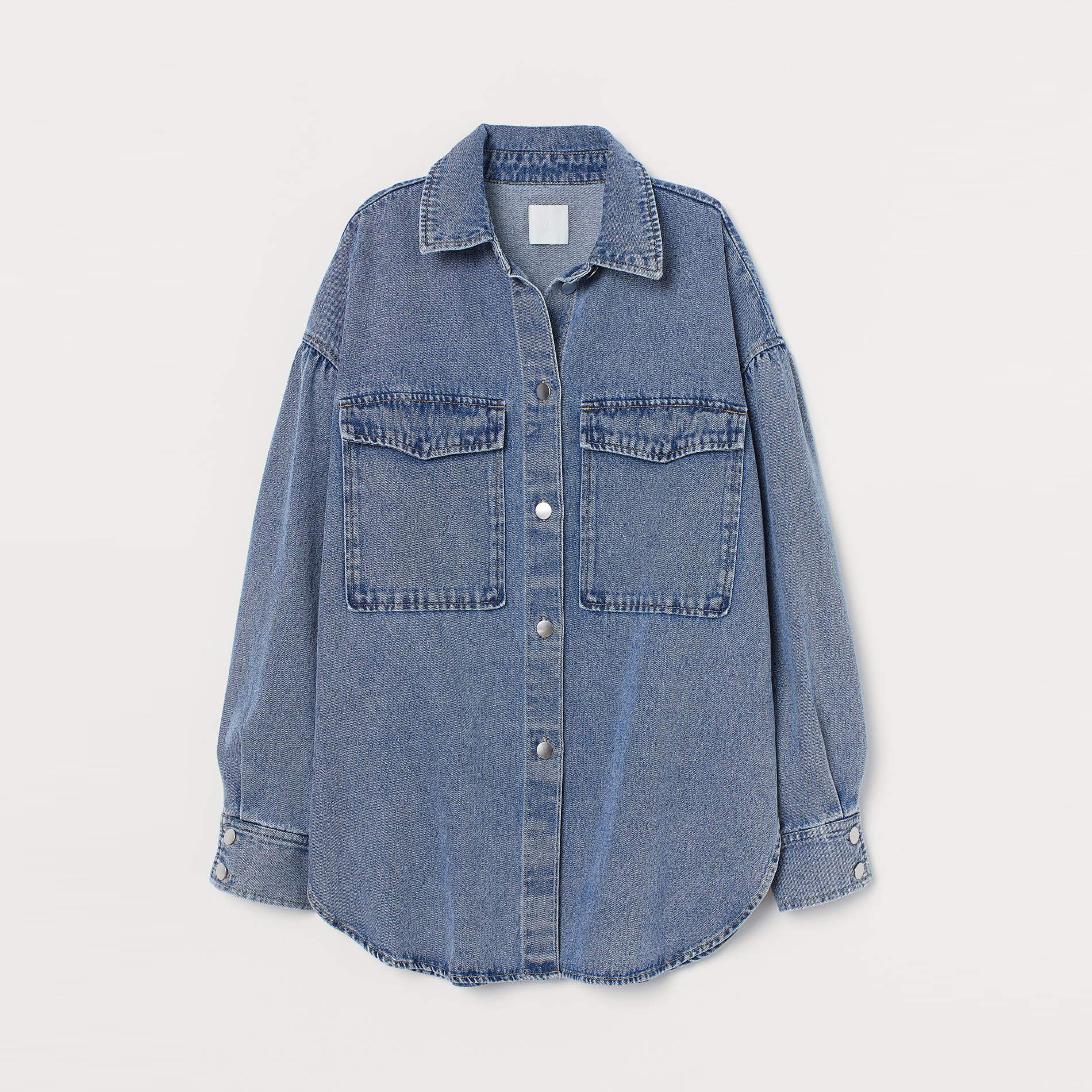 

Джинсовая куртка H&M 1605-8987012 L Голубая