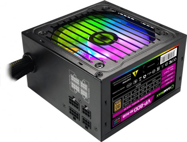 

Блок живлення GAMEMAX 800W (VP-800-M-RGB)