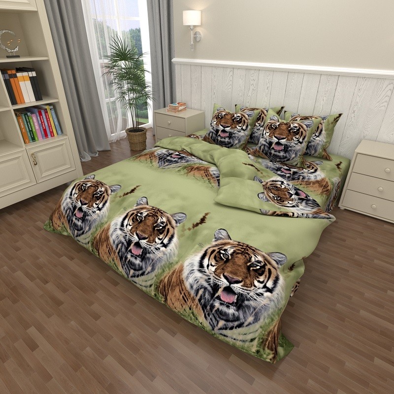 

Комплект постельного белья Casa Ricco Animals Семейный КРА010С