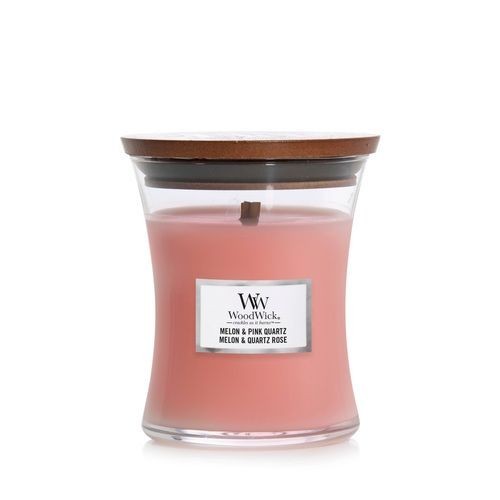 

Ароматическая свеча Woodwick Medium Melon & Pink Quartz 275 г