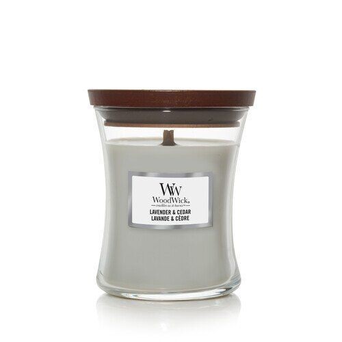

Ароматическая Woodwick Medium Lavender and Cedar 275 г