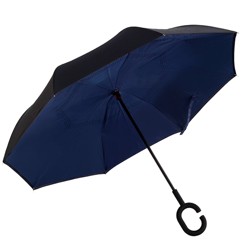 

Зонт обратного сложения Up-Brella темно-синий original
