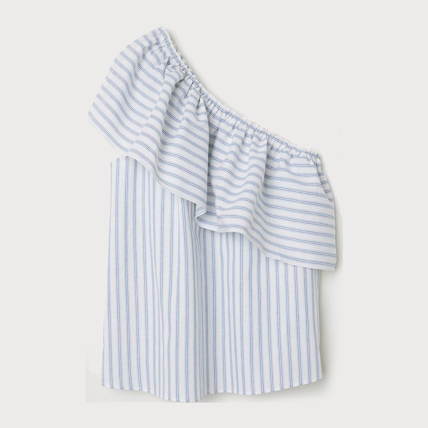 

Топ H&M 0659520-01  Белый с синим, Топ H&M 0659520-01 44 Белый с синим
