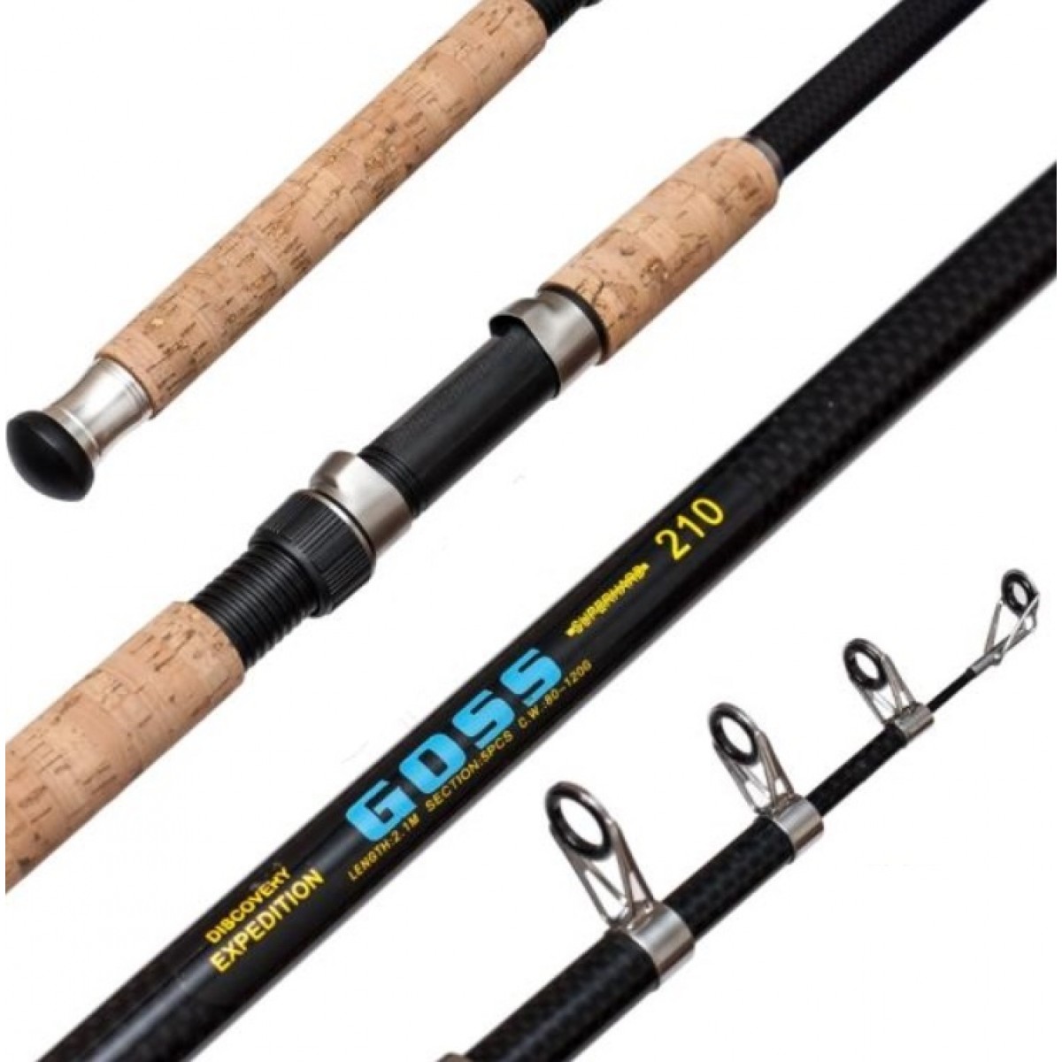 

Спиннинг телескопический Goss Superhard 80-120g 2,1 метра