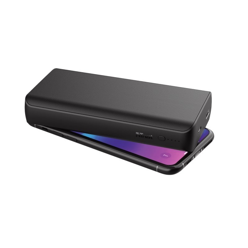 

Портативное зарядное устройство Trust Laro 65W USB-C 20.000 mAh for laptop Black