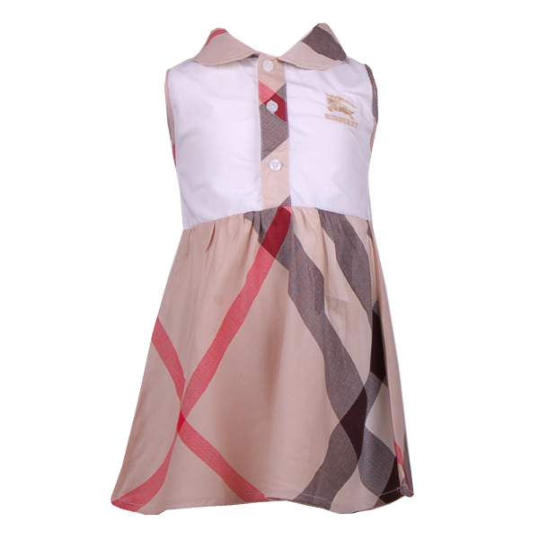 

Платье с юбкой в клетку 1 год (76 см) B 50103-beige белый цвет