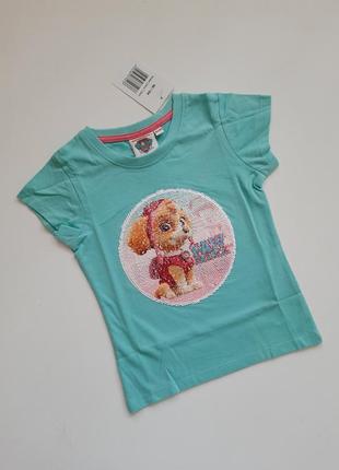 

Футболка з пайетками- перевертнями Disney D19 98-104 см Бірюзова (P-6910806230949)