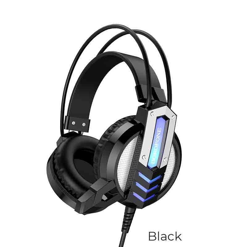 

Игровые наушники Borofone Gaming Fun LED Hi-Res