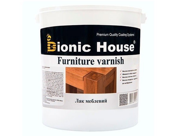 

Водный лак для мебели "Bionic House‎" 2,5 л Мирта