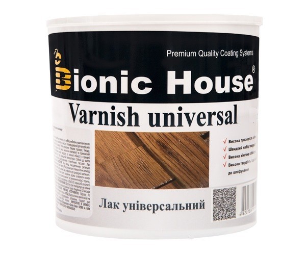

Универсальный водный лак "Bionic House‎" 0,8 л Орех
