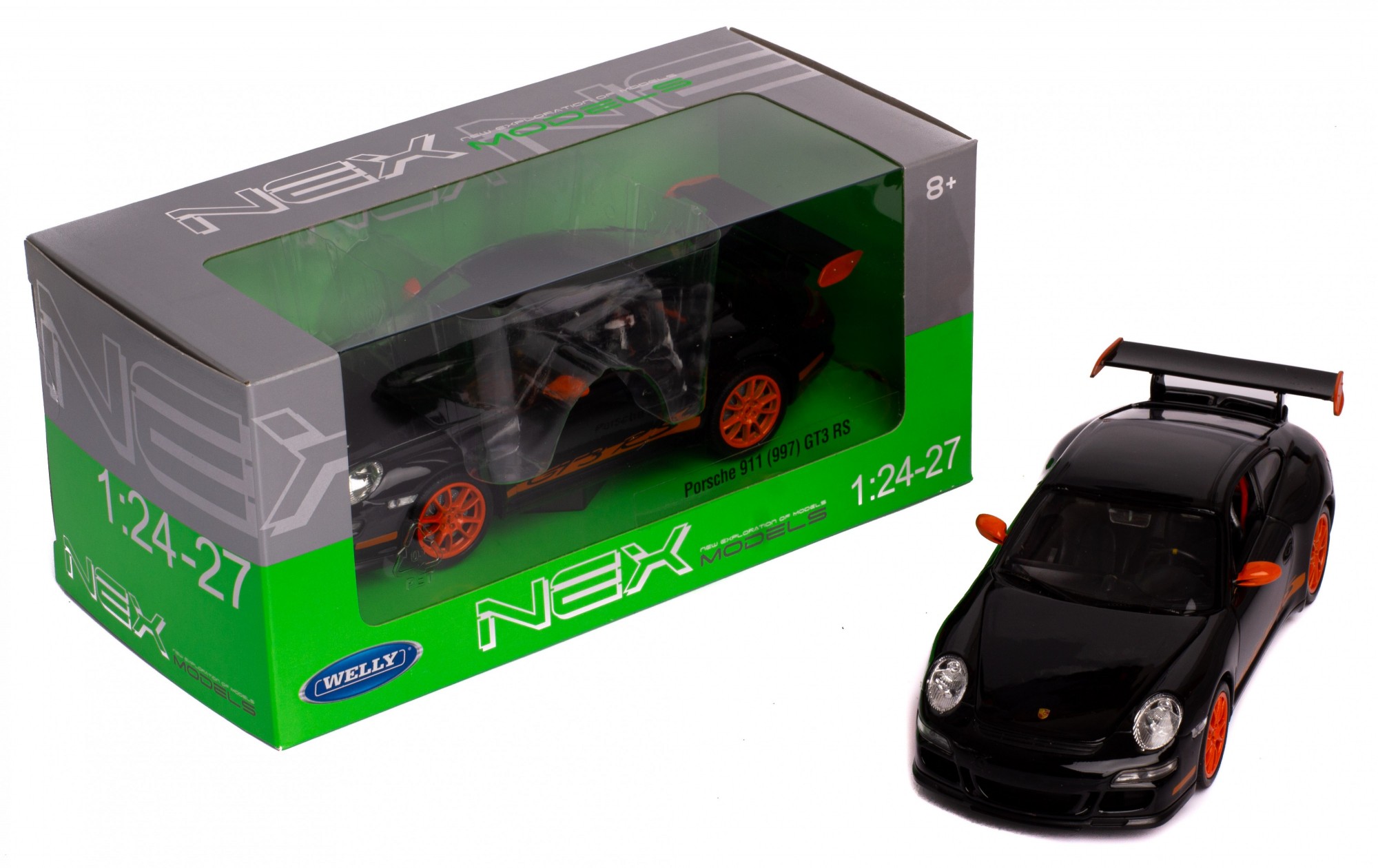 

Модель машины 1:24 PORSCHE 911(997) GT3 RS Welly 22495W черный