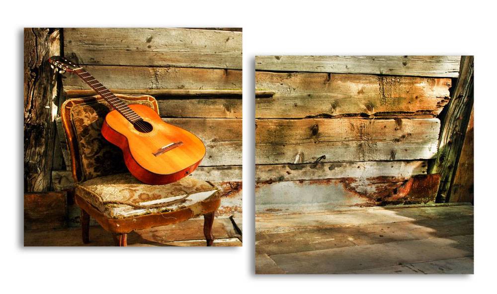 

Модульная картина LaPrint Гитара 200х109 см