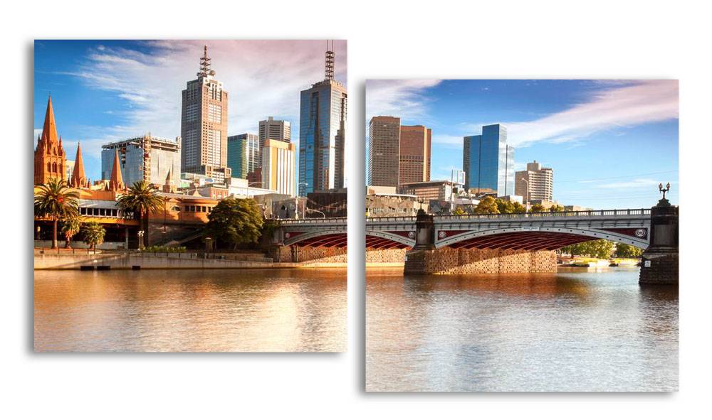 

Модульная картина LaPrint Мегаполис 200х109 см