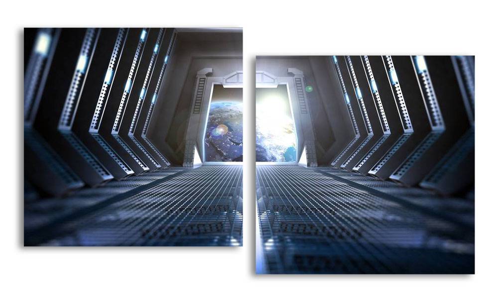 

Модульная картина LaPrint Космический корабль 200х109 см