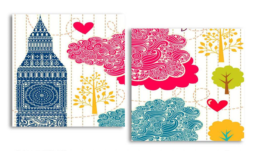 

Модульная картина LaPrint Лондон 200х109 см