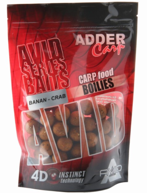 

Бойли Adder AC Boilies AVID Banan-Crab 1kg 16mm краб банан